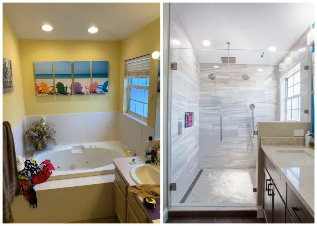 Bathroom remodeling project image from M&S