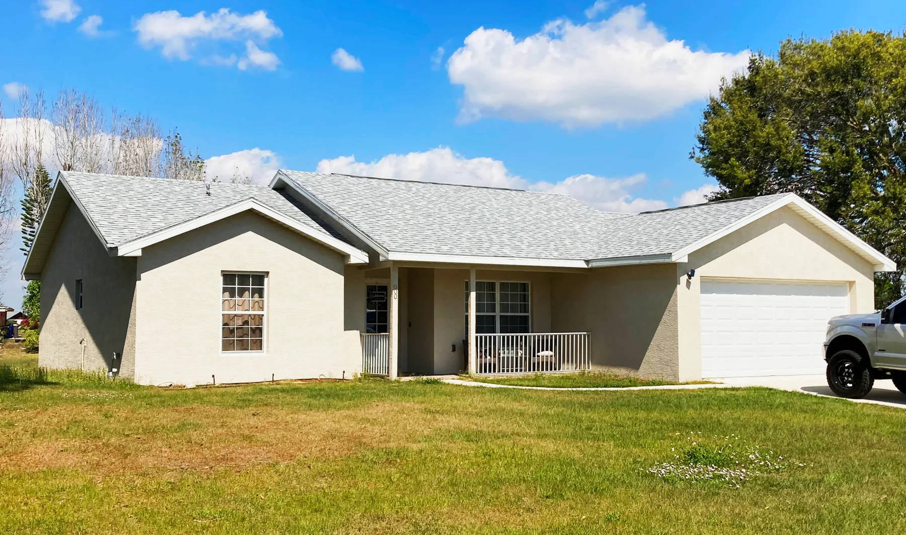Residential home used to represent real estate investment potential